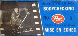 1967-68 Post Hockey Stars Flip Books #3 J.C. Tremblay / Tim Horton Back