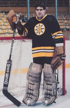1984-85 Boston Bruins Postcards #1 Pete Peeters Front