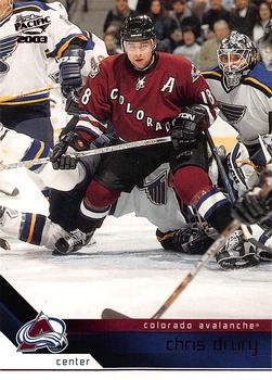 2002-03 Pacific - Red #88 Chris Drury Front
