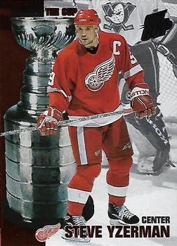 2002-03 Pacific Quest for the Cup - Raising the Cup #8 Steve Yzerman Front