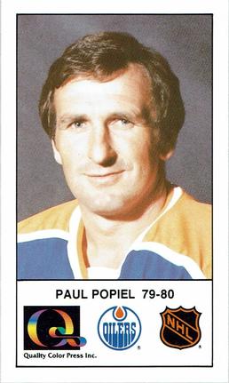 1988-89 Edmonton Oilers Action Magazine Tenth Anniversary Commemerative #86 Poul Popiel Front