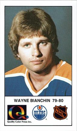 1988-89 Edmonton Oilers Action Magazine Tenth Anniversary Commemerative #107 Wayne Bianchin Front