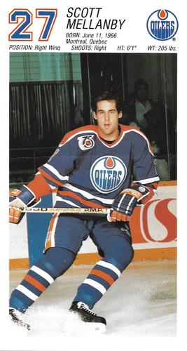 1991-92 Edmonton Oilers #NNO Scott Mellanby Front