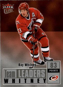 2007-08 Ultra - Team Leaders #TL7 Ray Whitney  Front