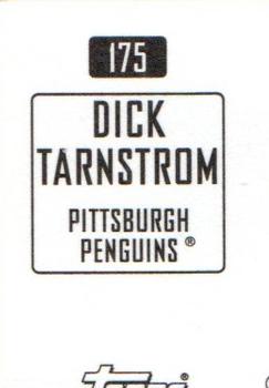2003-04 Topps Mini Stickers #175 Dick Tarnstrom Back