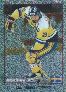 1995 Panini World Hockey Championship Stickers (Finnish/Swedish) #288 Mikael Renberg Front