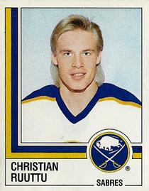 1987-88 Panini Hockey Stickers #28 Christian Ruuttu Front