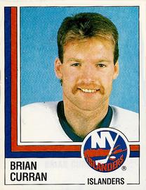 1987-88 Panini Hockey Stickers #95 Brian Curran Front