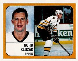1988-89 Panini Hockey Stickers #205 Gord Kluzak Front