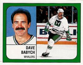 1988-89 Panini Hockey Stickers #236 Dave Babych Front