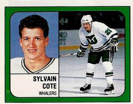 1988-89 Panini Hockey Stickers #237 Sylvain Cote Front