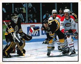 1988-89 Panini Hockey Stickers #164 Boston Beats Montreal Front