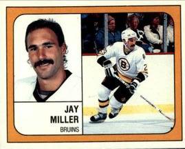 1988-89 Panini Hockey Stickers #212 Jay Miller Front