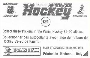 1989-90 Panini Hockey Stickers #121 St. Louis / Islanders Action Back