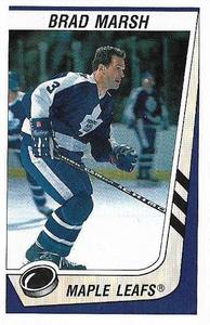 1989-90 Panini Hockey Stickers #141 Brad Marsh Front
