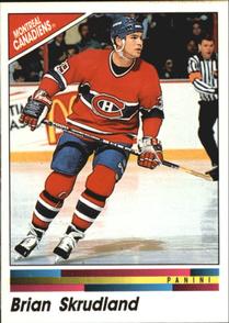 1990-91 Panini Hockey Stickers #55 Brian Skrudland Front