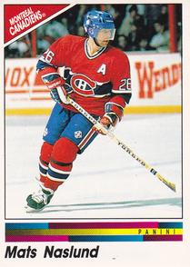 1990-91 Panini Hockey Stickers #62 Mats Naslund Front