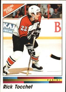 1990-91 Panini Hockey Stickers #121 Rick Tocchet Front