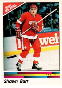 1990-91 Panini Hockey Stickers #213 Shawn Burr Front