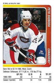 1991-92 Panini Hockey Stickers #185 Petr Svoboda Front