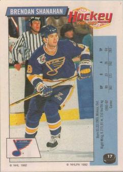 1992-93 Panini Hockey Stickers #17 Brendan Shanahan Front