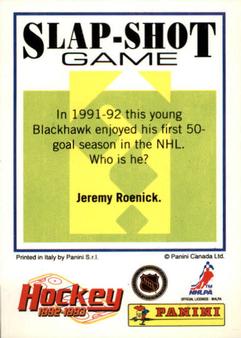 1992-93 Panini Hockey Stickers #33 Robert Kron Back