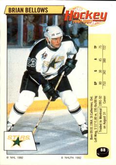 1992-93 Panini Hockey Stickers #88 Brian Bellows Front