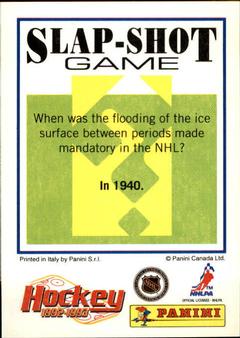 1992-93 Panini Hockey Stickers #181 Scott Stevens Back