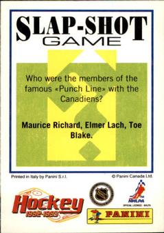 1992-93 Panini Hockey Stickers #239 Brian Leetch Back