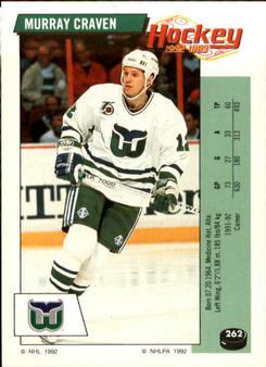 1992-93 Panini Hockey Stickers #262 Murray Craven Front