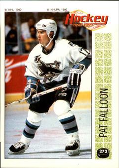 1992-93 Panini Hockey Stickers #273 Pat Falloon Front