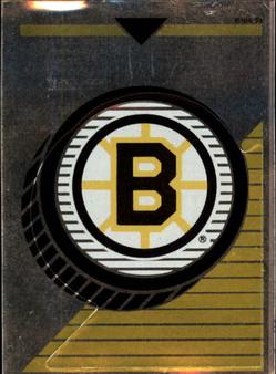 1993-94 Panini Hockey Stickers #1 Boston Bruins Logo Front