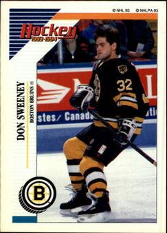 1993-94 Panini Hockey Stickers #11 Don Sweeney Front