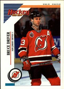 1993-94 Panini Hockey Stickers #44 Bruce Driver Front