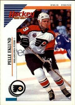 1993-94 Panini Hockey Stickers #51 Pelle Eklund Front