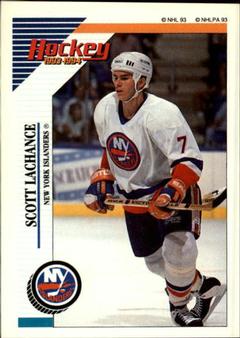 1993-94 Panini Hockey Stickers #63 Scott Lachance Front