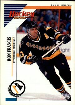 1993-94 Panini Hockey Stickers #81 Ron Francis Front