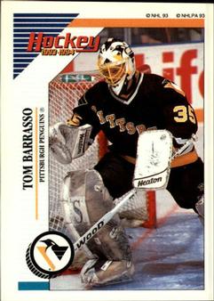 1993-94 Panini Hockey Stickers #88 Tom Barrasso Front