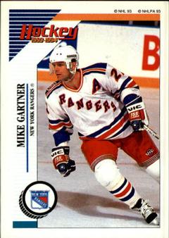 1993-94 Panini Hockey Stickers #91 Mike Gartner Front