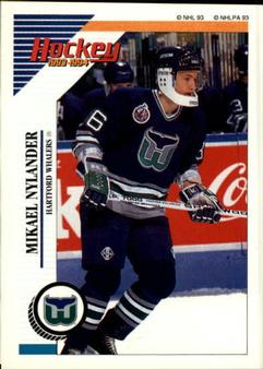 1993-94 Panini Hockey Stickers #128 Mikael Nylander Front