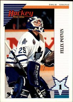 1993-94 Panini Hockey Stickers #139 Felix Potvin Front