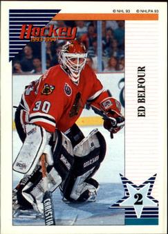 1993-94 Panini Hockey Stickers #140 Ed Belfour Front