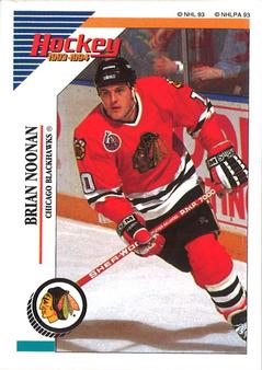 1993-94 Panini Hockey Stickers #149 Brian Noonan Front
