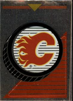 1993-94 Panini Hockey Stickers #178 Calgary Flames Logo Front