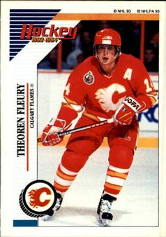 1993-94 Panini Hockey Stickers #179 Theoren Fleury Front