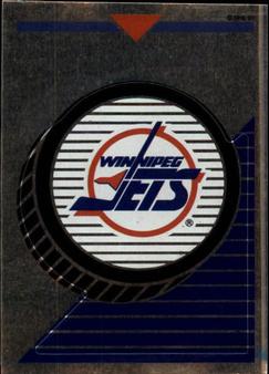 1993-94 Panini Hockey Stickers #189 Winnipeg Jets Logo Front