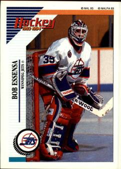 1993-94 Panini Hockey Stickers #199 Bob Essensa Front