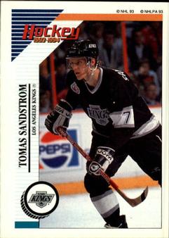 1993-94 Panini Hockey Stickers #205 Tomas Sandstrom Front