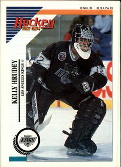 1993-94 Panini Hockey Stickers #210 Kelly Hrudey Front