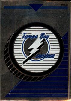 1993-94 Panini Hockey Stickers #211 Tampa Bay Lightning Logo Front